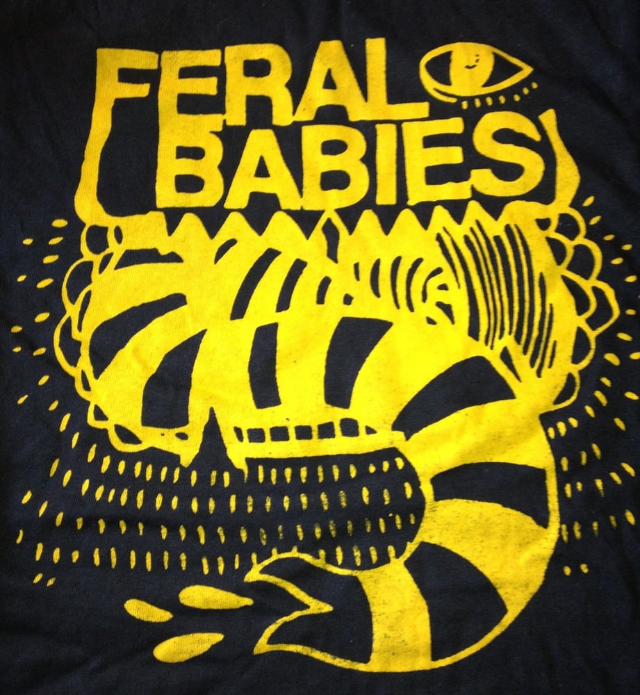 Image of Eyes Have It Shirt - Black with Yellow Print
