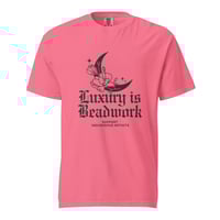 Image 9 of Luxury is Beadwork Unisex garment-dyed heavyweight t-shirt