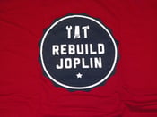 Image of Rebuild Joplin Tee-Red and Blue Crew Neck
