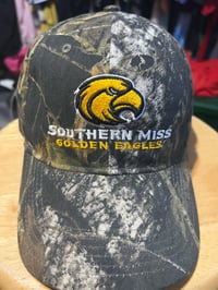 Image 1 of USM Golden Eagles SnapBack Camouflage Hat