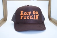 Image 1 of Keep on Fuckin' Orange Writing Cap