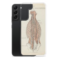 Image 22 of Antique Anatomical Drawing Spine Musculature Clear Case for Samsung®