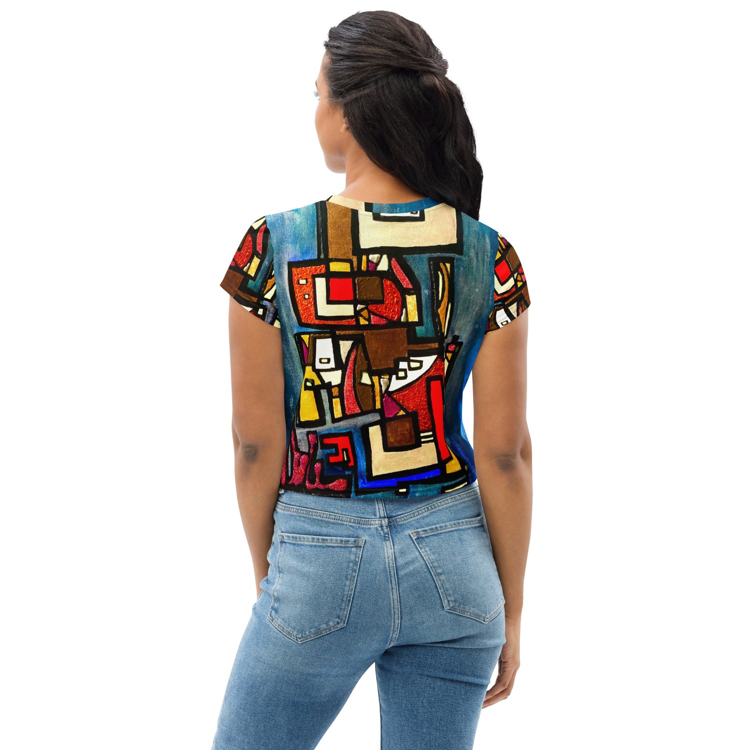 Image of HIGHRISE All-Over Print Crop Tee