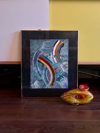 Image 1 of “Float Free”, Oil Abstract on Paper