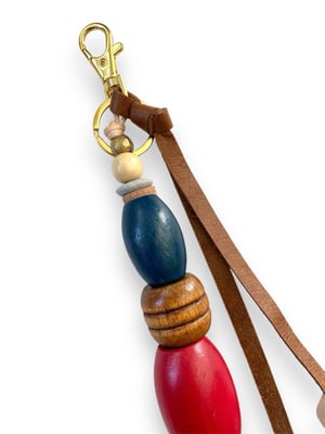 Image of BEADED BAG CHARM / KEYCHAIN #11