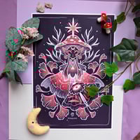 Image 1 of Print Moth Lady