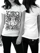 Image of Tigerface - Calligraphic Print - Ladies Fit