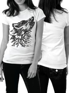 Image of Wolfography - Calligraphic Print - Ladies Fit