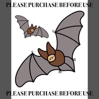 Image 1 of PATTERN - FLYING BAT