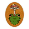 Mushroom Frog Sticker
