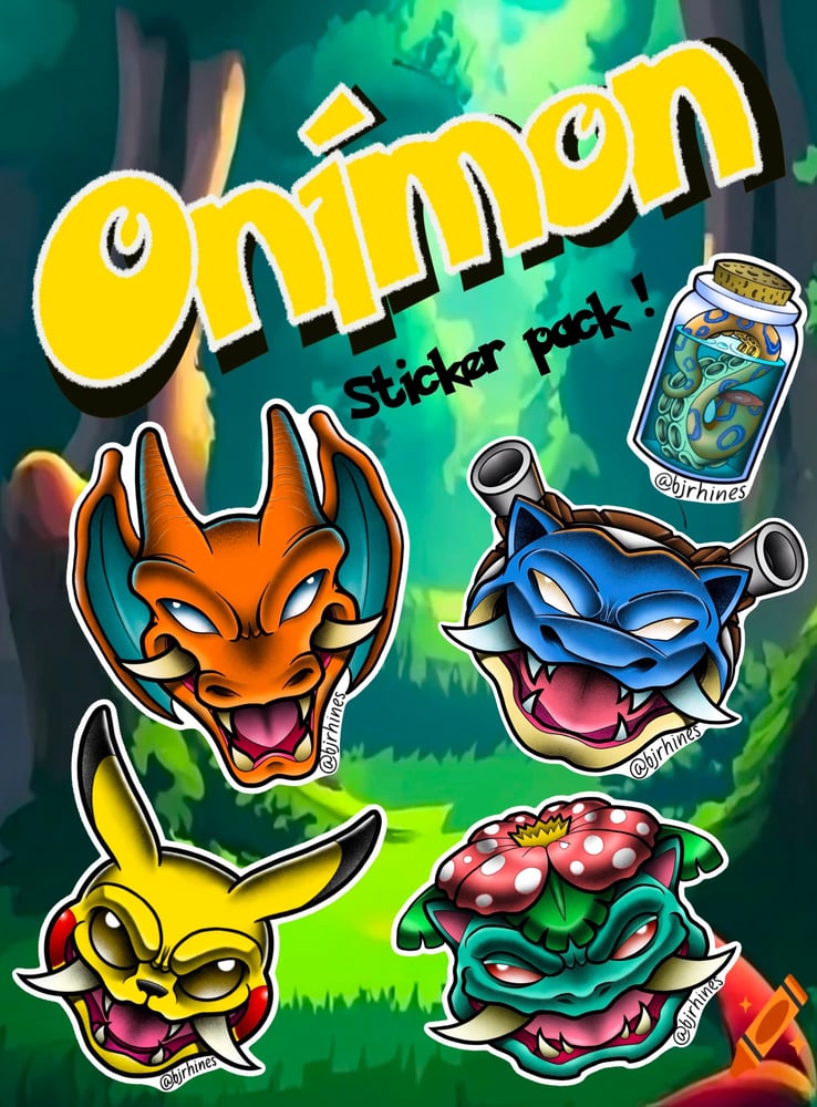 Image of ONÍMON STICKER PACK! 