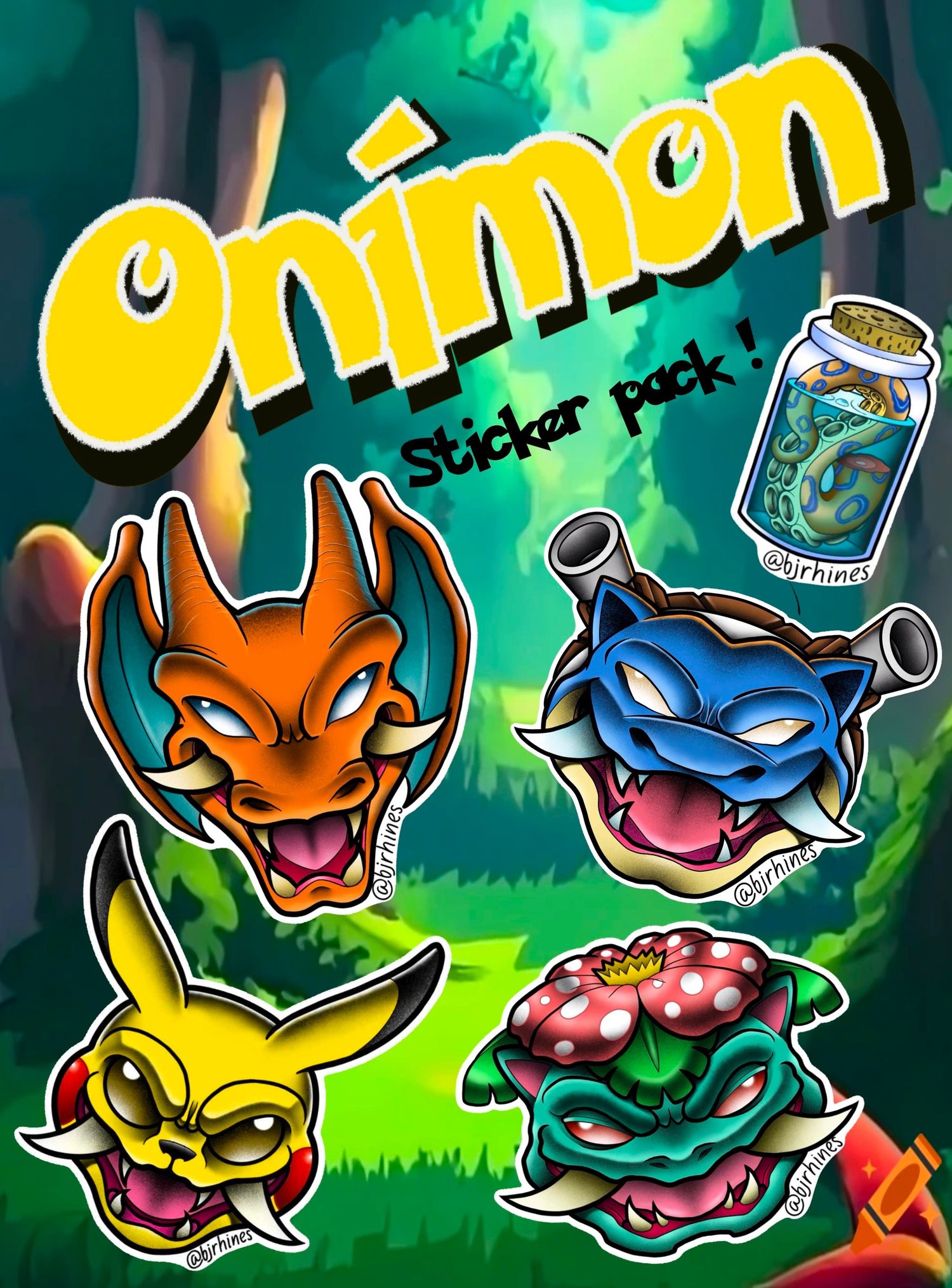 Image of ONÍMON STICKER PACK! 