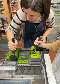 Image 4 of LETTERPRESS WORKSHOP FAMILY WITH KIDS
