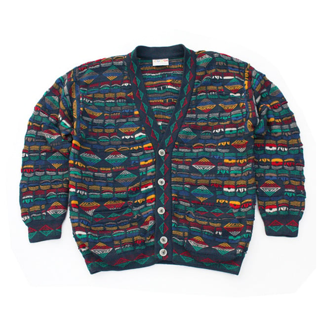 The Yawd Sale — Vintage Coogi Cardigan sz Large