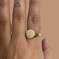 Image 1 of bronze signet ring