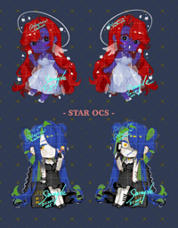 Image 1 of Star OC Acrylic Keychains