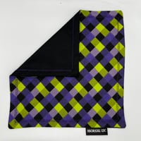 Image 3 of Abstract - Purple & Green Plaid