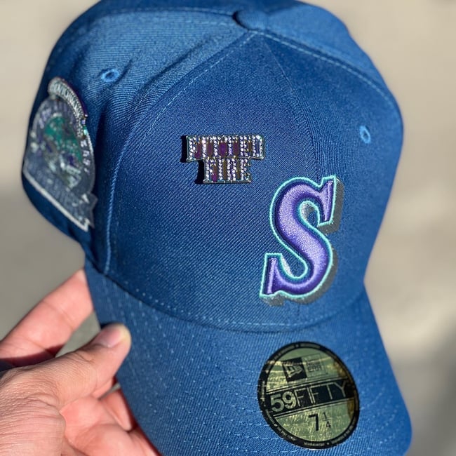 Iced Out Wordmark Pin - Rainbow