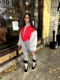 Image 1 of Grey Turtleneck Jumpsuit 