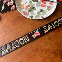 Image 2 of CUSTOM DYED AND PAINTED ROPE LETTERING BELT