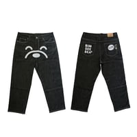 Image 1 of “Sad Face” Bimsee Bear Jeans