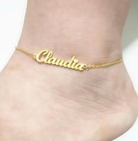 Image 1 of Name anklet