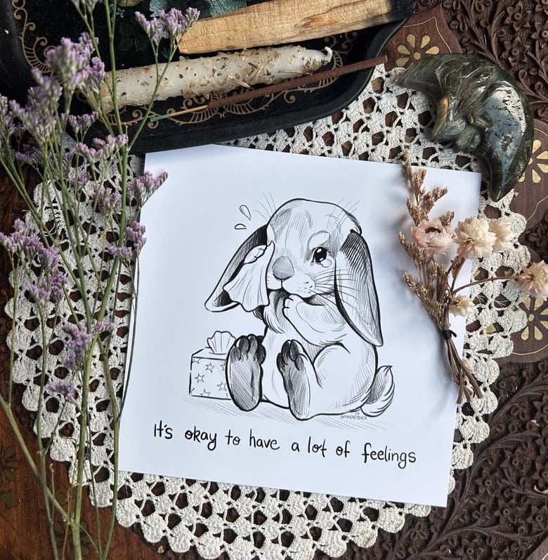 Image of FEELINGS AFFIRMATION PRINT 