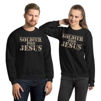 Image 3 of Soldier For Jesus Dark Unisex Sweatshirt