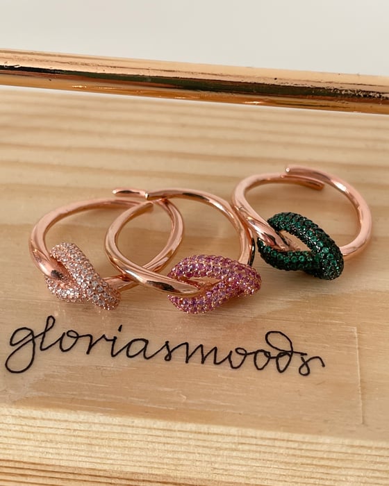 Image of ANELLO NODO ZIRCONI