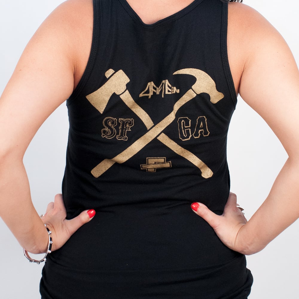 Image of Hella Local - theFword x 4fifteen collab WOMENS TANKTOP