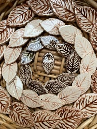 Image 1 of Autumn Leaves. Set of 3