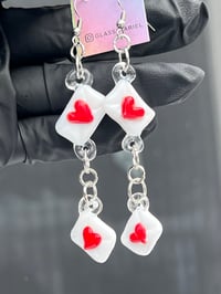 Image 3 of Love Letter Dangly Earrings