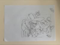 Image 3 of Limited 1 of 1 Sketches A4 Cheo Characters And Cheo Bee Signed