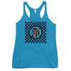 Hotshots Retro Ruddy Checkerboard Women's Racerback Tank