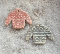 Image 7 of Ceramic Christmas Jumpers (set of 2)