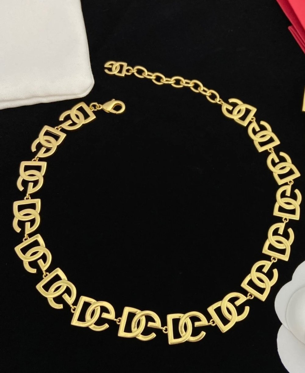 Gold plated DG Necklace 