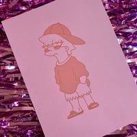 Image 2 of COOL GIRL - Art Print A4