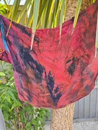 Image 4 of Wanderlust Stevie top Maroon and blue
