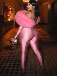 Image 6 of Barbie Fur top jumpsuit 