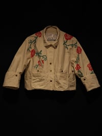 Image 2 of (L) Balisong/Rose Snap Crop Jacket
