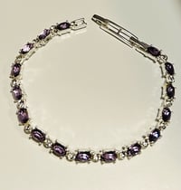 Image 2 of Vibrant Violet Tennis Bracelet
