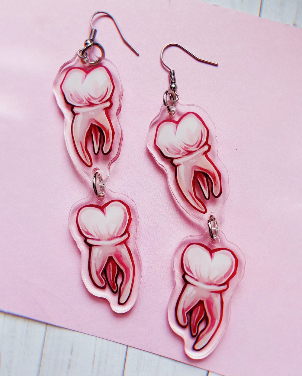 Teeth earring 