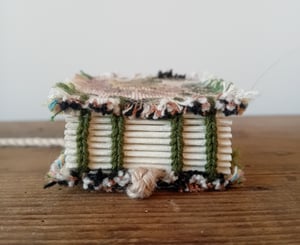 ALPHONSE — mini livre — reliure copte — tissu de tapissier