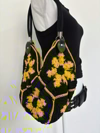 Image 2 of Black knitted bag
