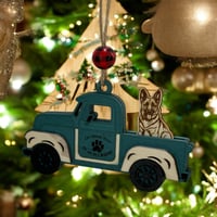 Image 1 of Farm Truck Puppy Ornament