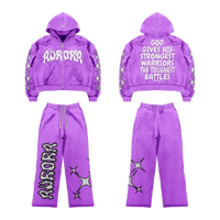 Purple Aurora Tracksuit set