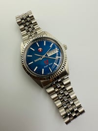 Image 1 of Rado Purple Horse Day Date Blue Dial Stainless Steel Automatic Men’s Watch