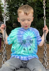 Image 2 of Merman Tye-dye Kids-T (Organic)