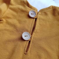 Image 2 of Adrien newborn romper - honey color