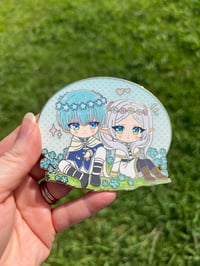 Image 2 of Uki Uki Chibi enamel pin 